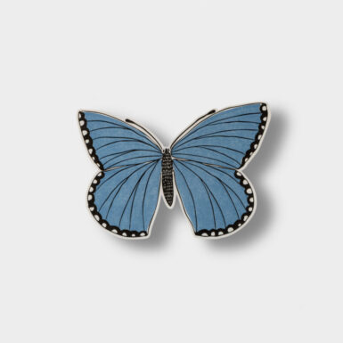 A Gemma Orkin Butterfly Card, Fynbos Blue