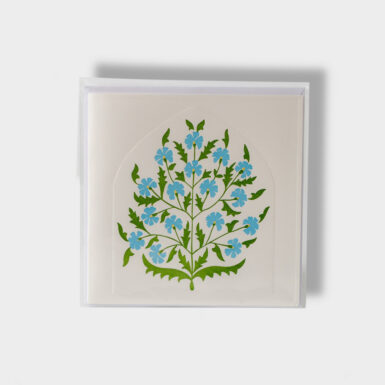 Suzani Card, Blue