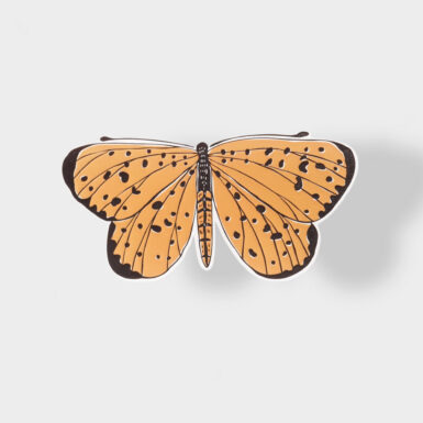 A Gemma Orkin Butterfly Card, Polka Dot