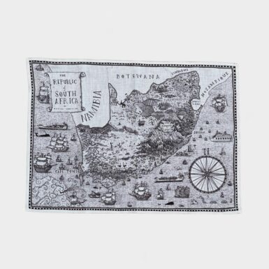 The Map of SA Tea Towel, Rami